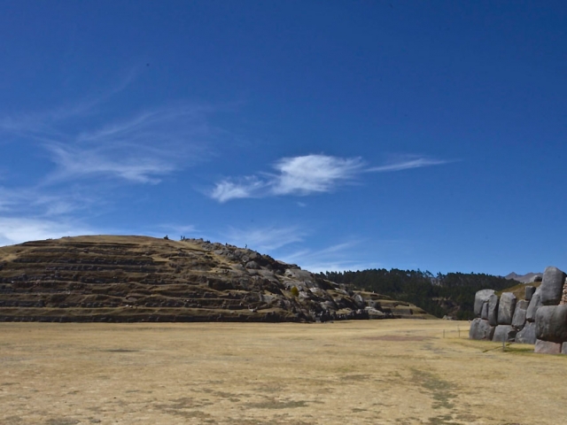 Sacsayhuaman Inkafestung in Peru